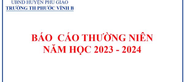 BÁO CÁO THƯỜNG NIÊN_NĂM HỌC 2023-2024