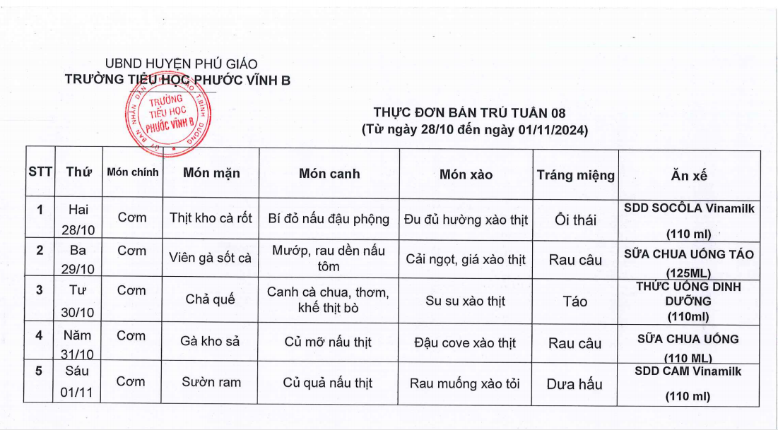 THUC ĐON TUAN 8